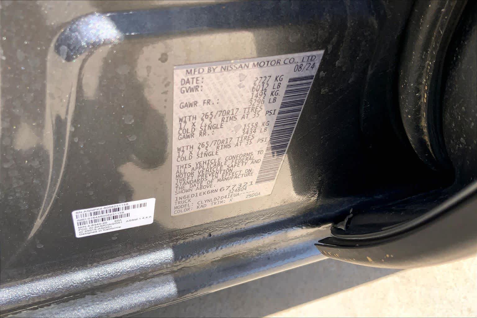 Used 2024 Nissan Frontier PRO-4X w/ Off-Road Protection Package AWD/4WD image 32