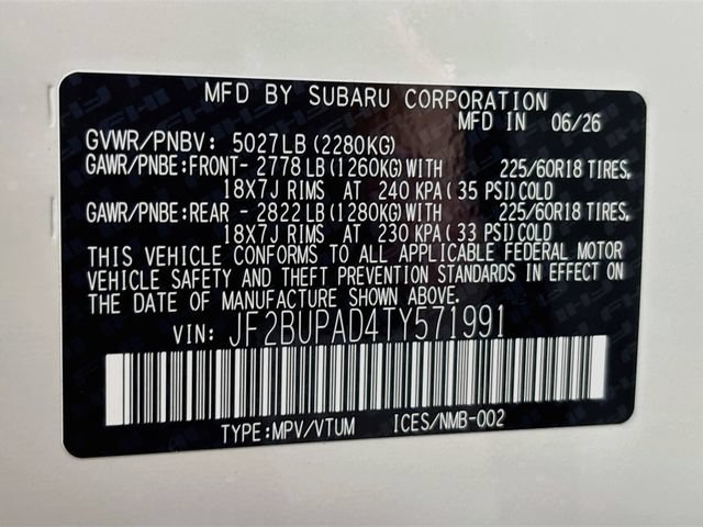 New 2026 Subaru Outback Premium AWD/4WD image 31