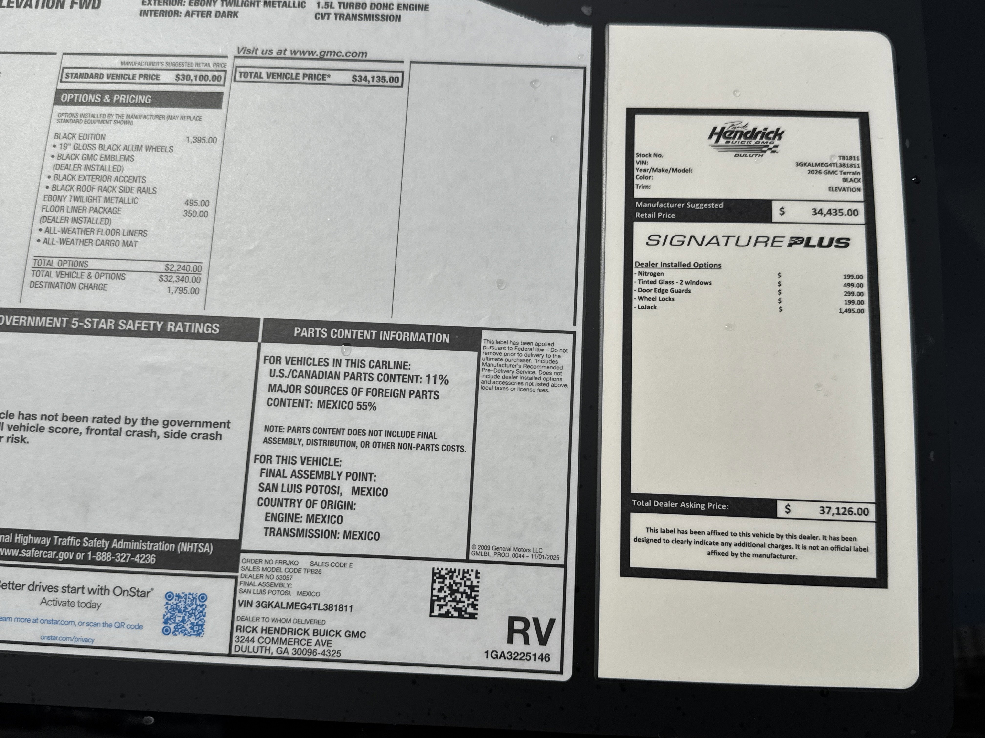 New 2026 GMC Terrain Elevation w/ Black Edition image 36