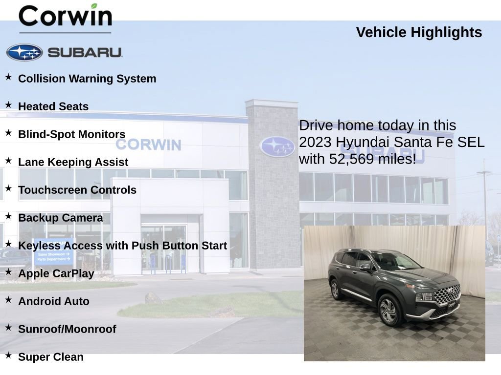Used 2023 Hyundai Santa Fe SEL w/ Premium Package image 6