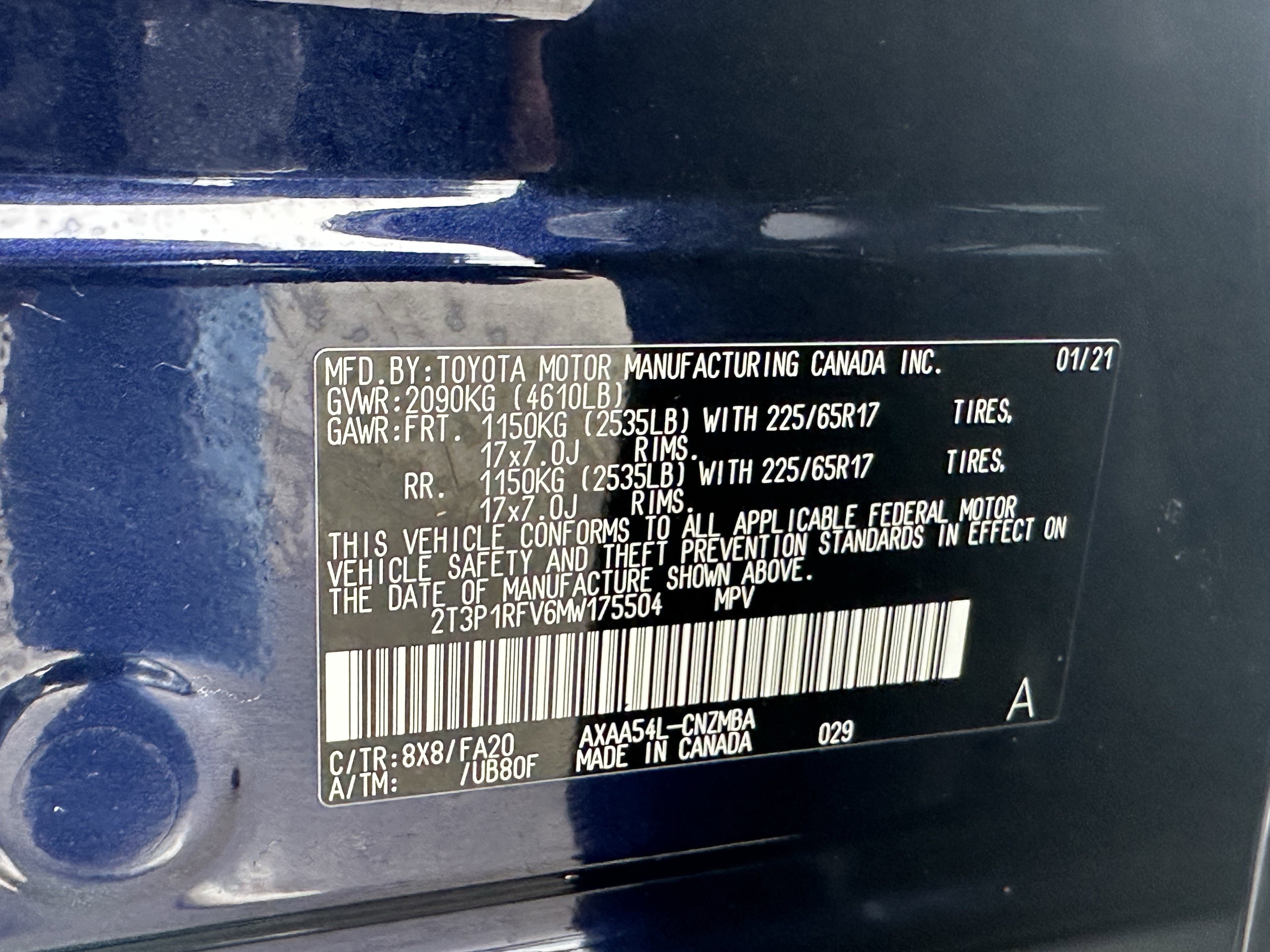 Used 2021 Toyota RAV4 XLE w/ Convenience Package image 34