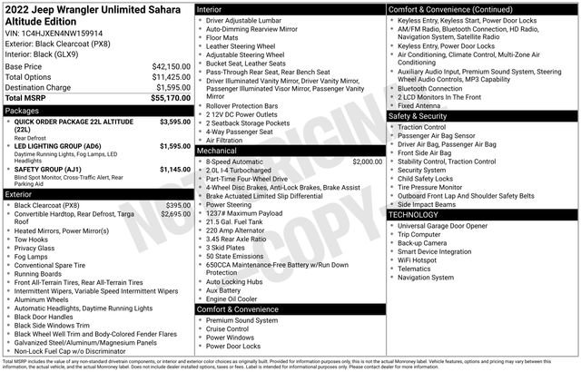 Used 2022 Jeep Wrangler Unlimited Sahara AWD/4WD image 5