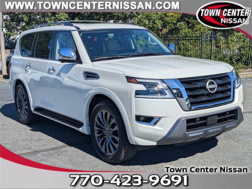 Certified 2024 Nissan Armada Platinum w/ Captain's Chairs Package
