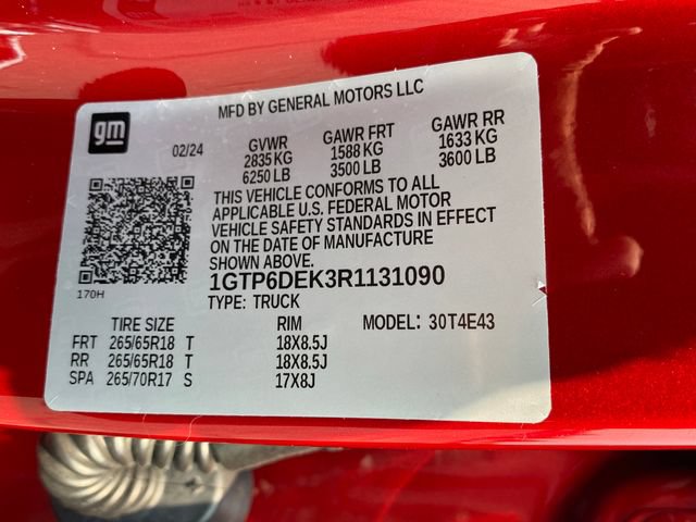 Certified 2024 GMC Canyon AT4 w/ Canyon Safety Plus Package AWD/4WD image 26