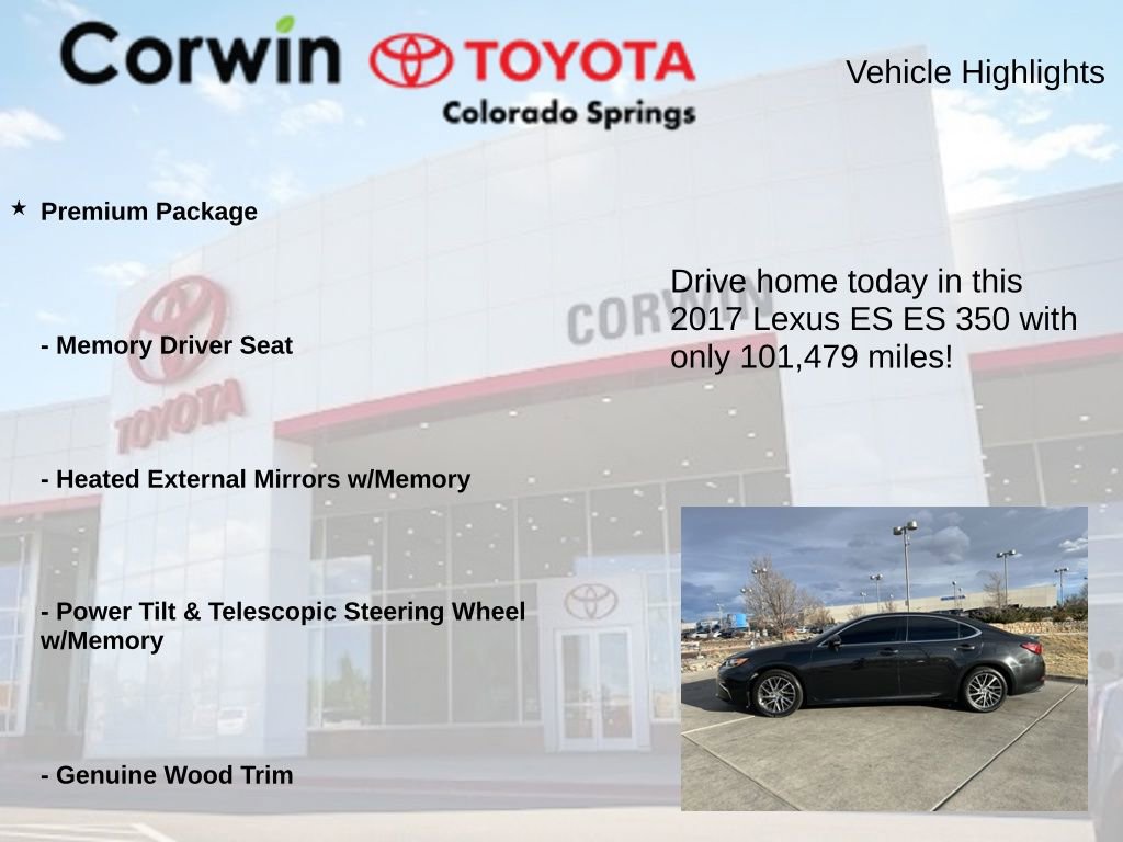 Used 2017 Lexus ES 350 w/ Navigation System Package image 7