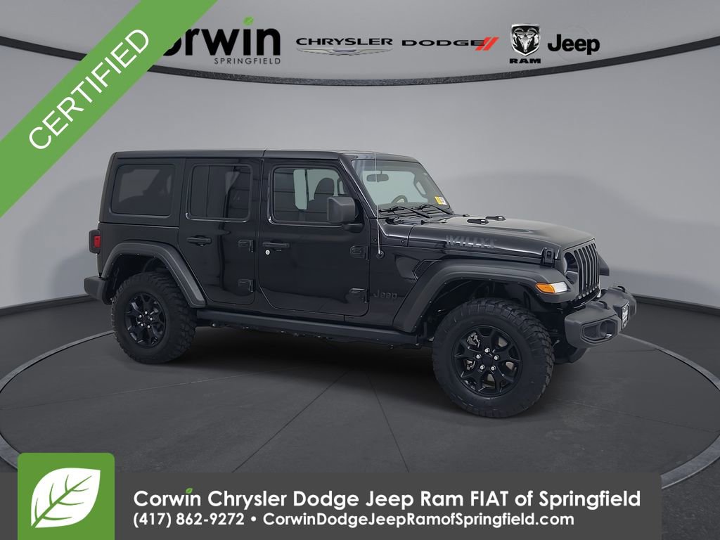 Certified 2022 Jeep Wrangler Unlimited Sport image 1
