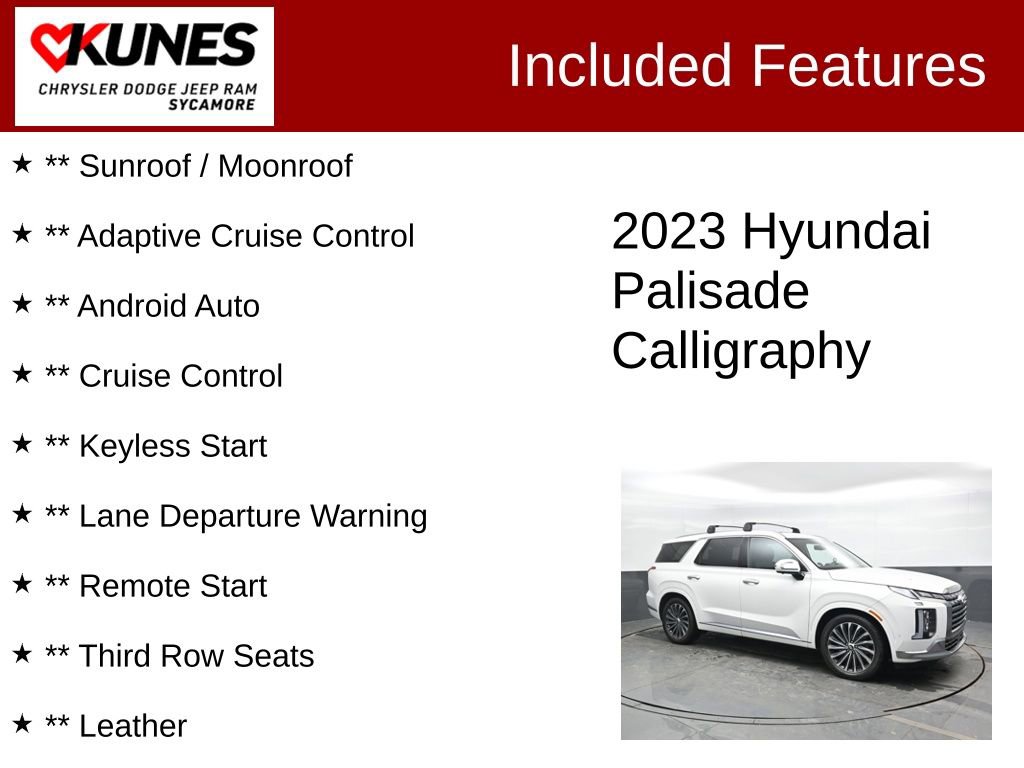 Used 2023 Hyundai Palisade Calligraphy image 4