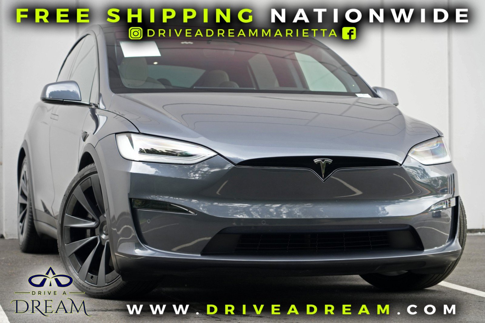 Used 2023 Tesla Model X AWD/4WD image 2