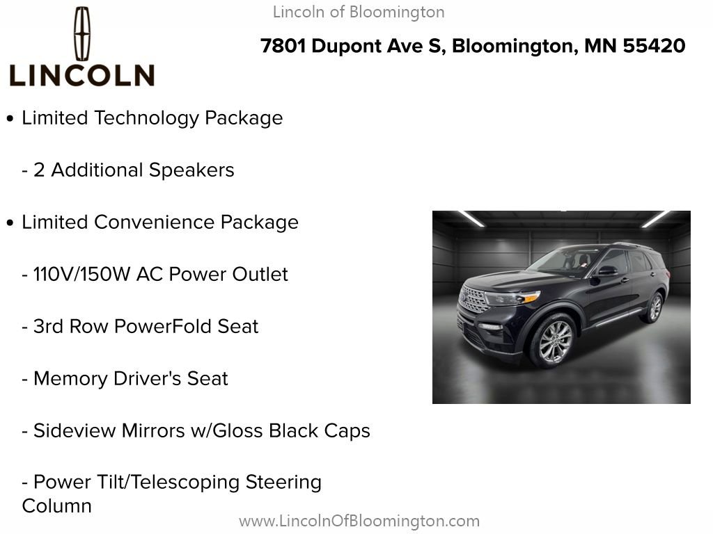 Used 2023 Ford Explorer Limited w/ Limited Technology Package image 9