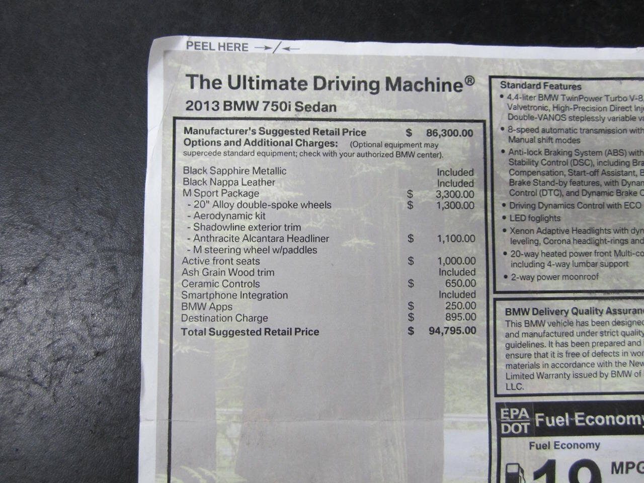 Used 2013 BMW 750i RWD image 39