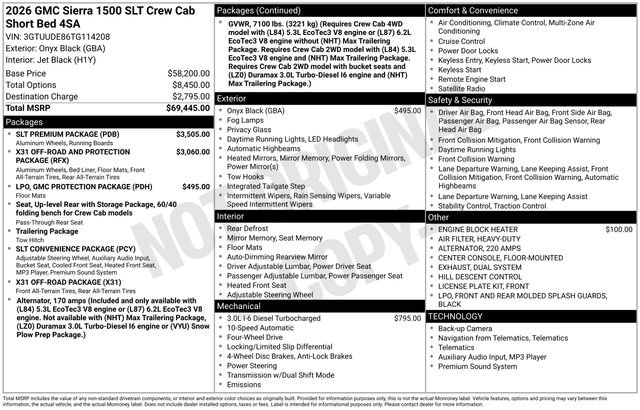 New 2026 GMC Sierra 1500 SLT w/ SLT Premium Package image 5