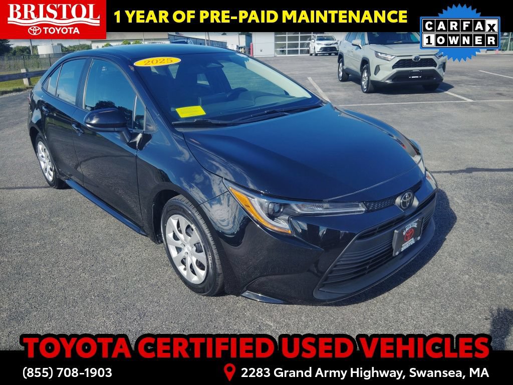 Certified 2025 Toyota Corolla LE FWD image 1