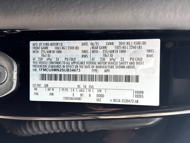 Used 2025 Ford Escape ST-Line AWD/4WD image 34