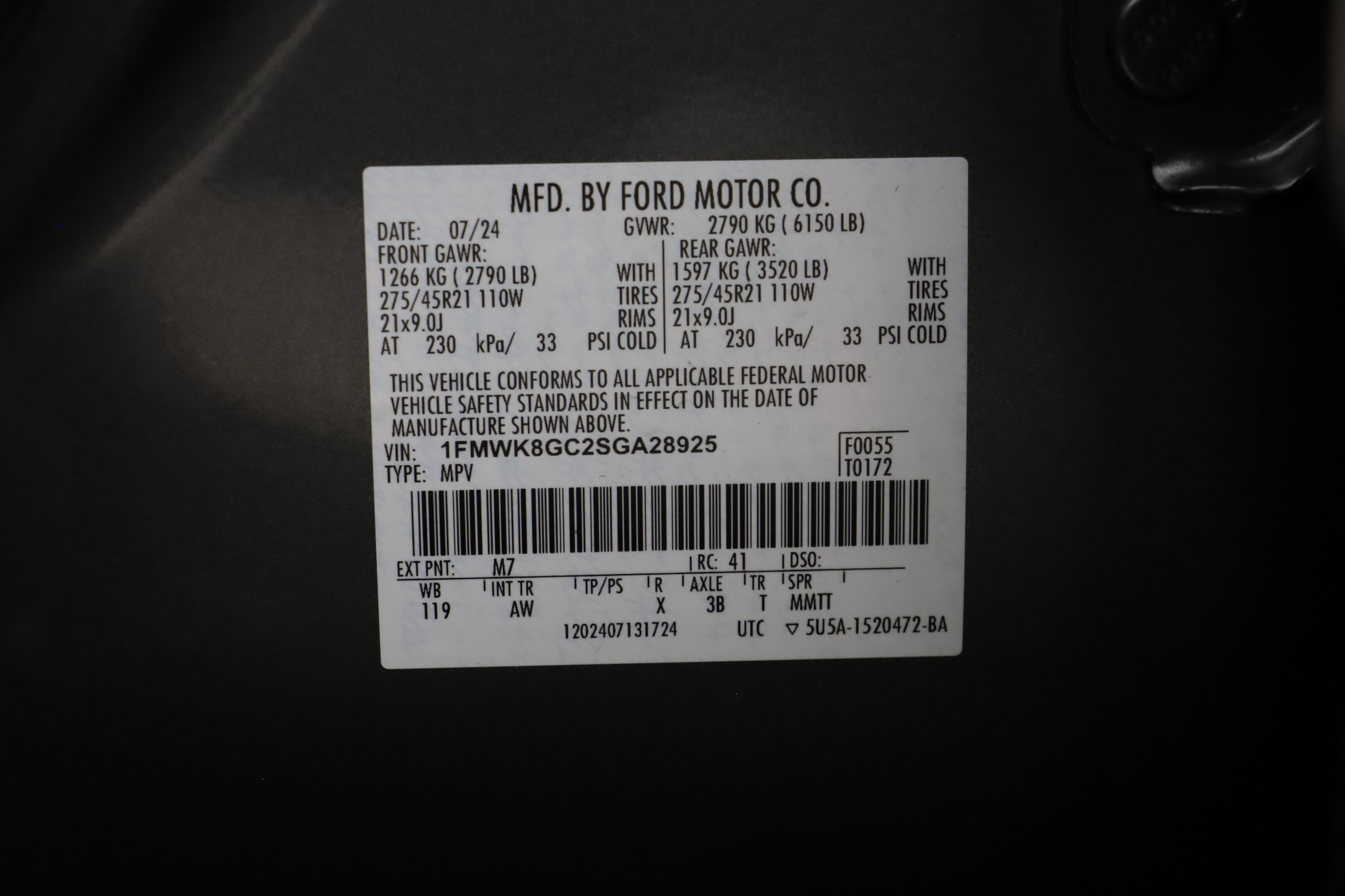 Used 2025 Ford Explorer ST AWD/4WD image 30