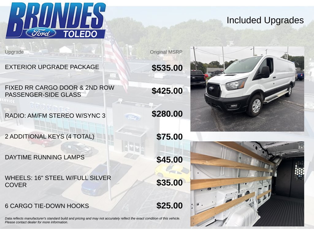 Used 2025 Ford Transit 250 Low Roof w/ Exterior Upgrade Package RWD image 6