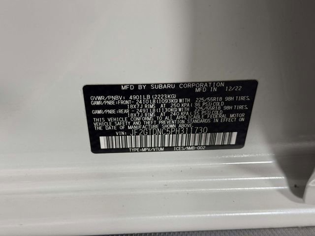 Used 2023 Subaru Crosstrek Hybrid w/ Moonroof Package w/Navigation image 16