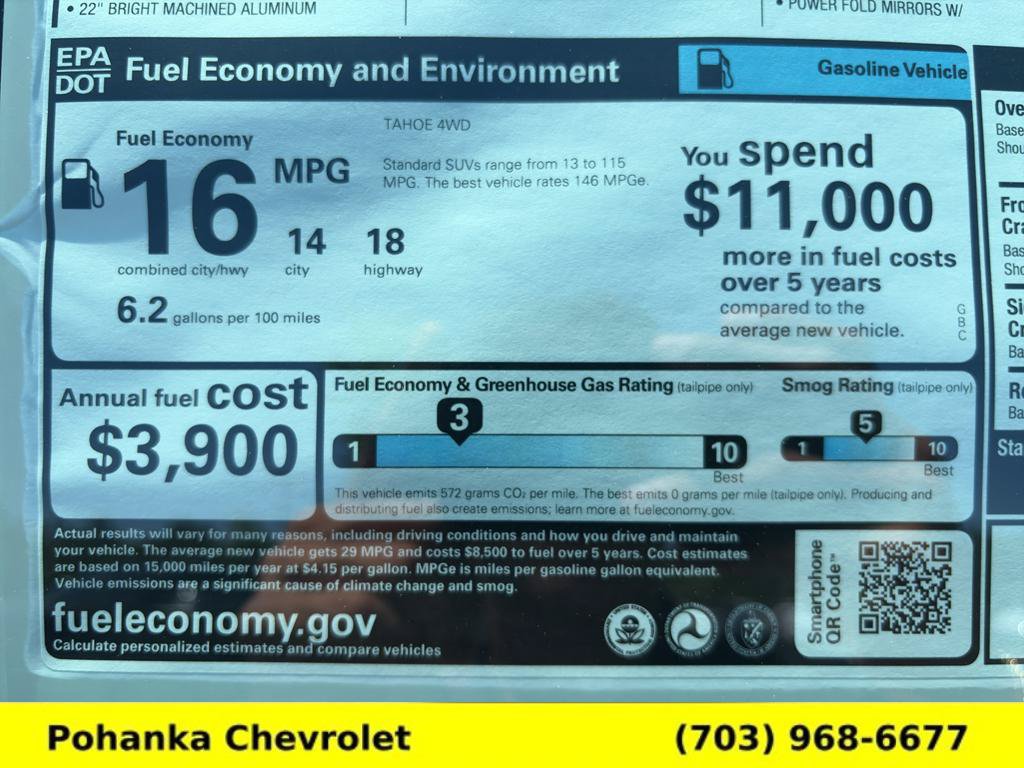 New 2026 Chevrolet Tahoe High Country w/ Sun And Tow Package AWD/4WD image 45