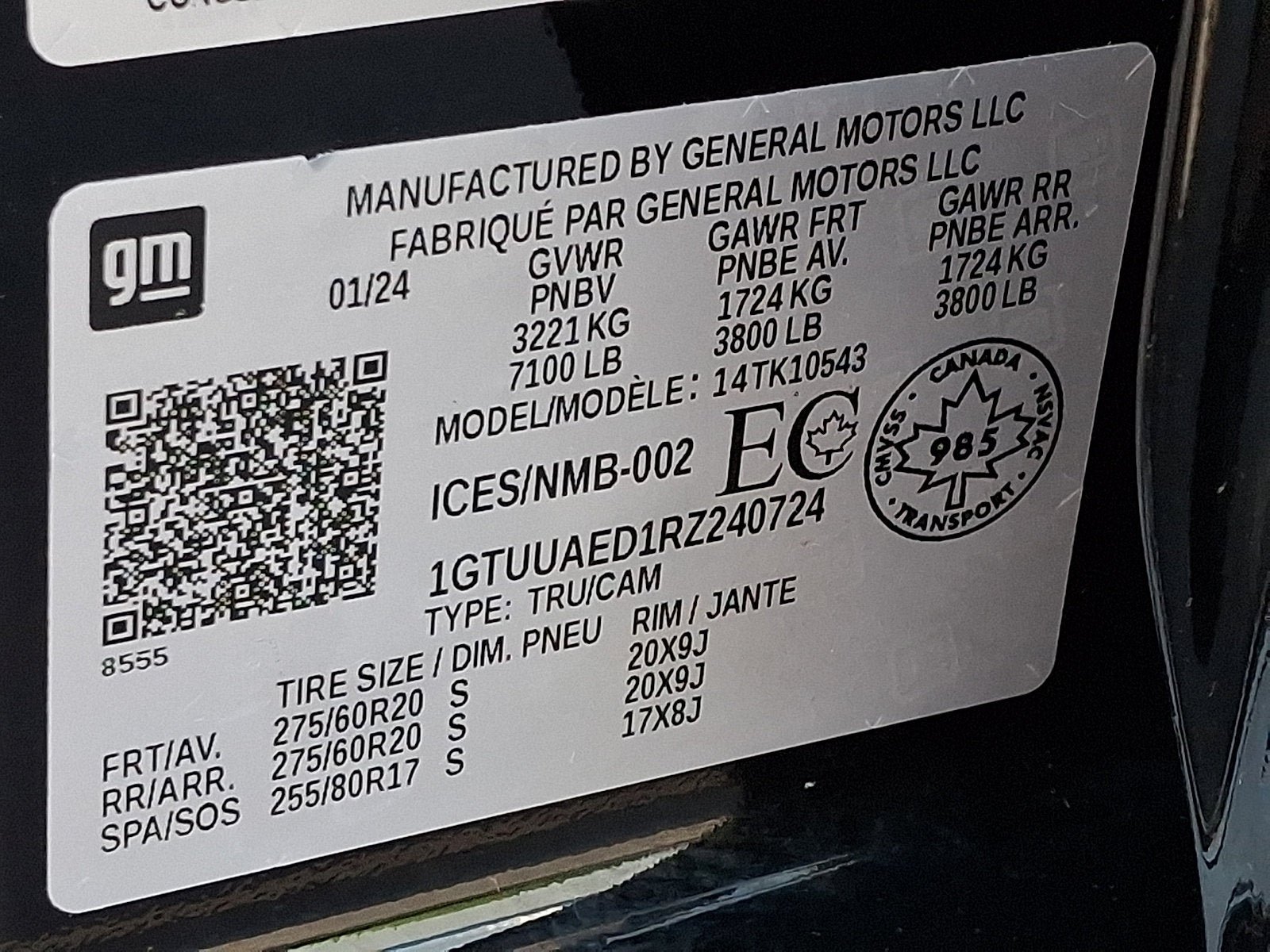 Used 2024 GMC Sierra 1500 Pro w/ Graphite Edition AWD/4WD image 26