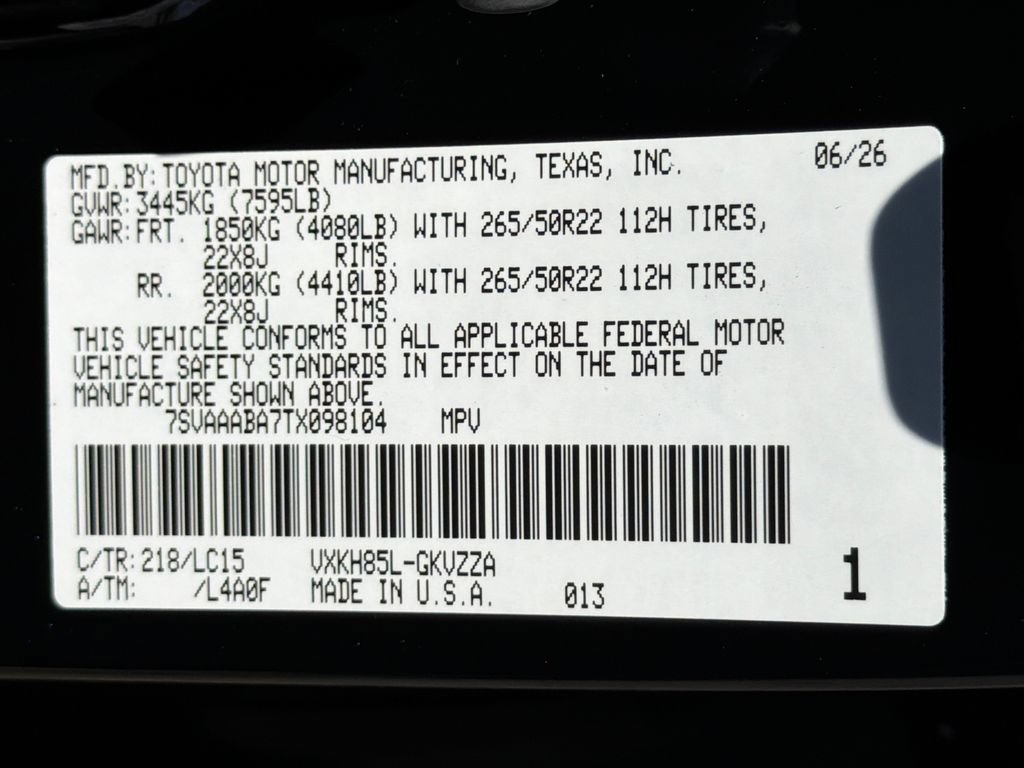 New 2026 Toyota Sequoia 4WD image 32
