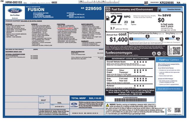 Used 2019 Ford Fusion SE FWD image 12