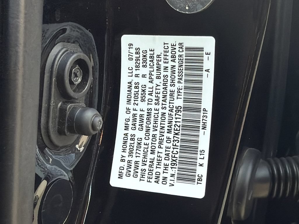 Used 2019 Honda Civic EX image 32