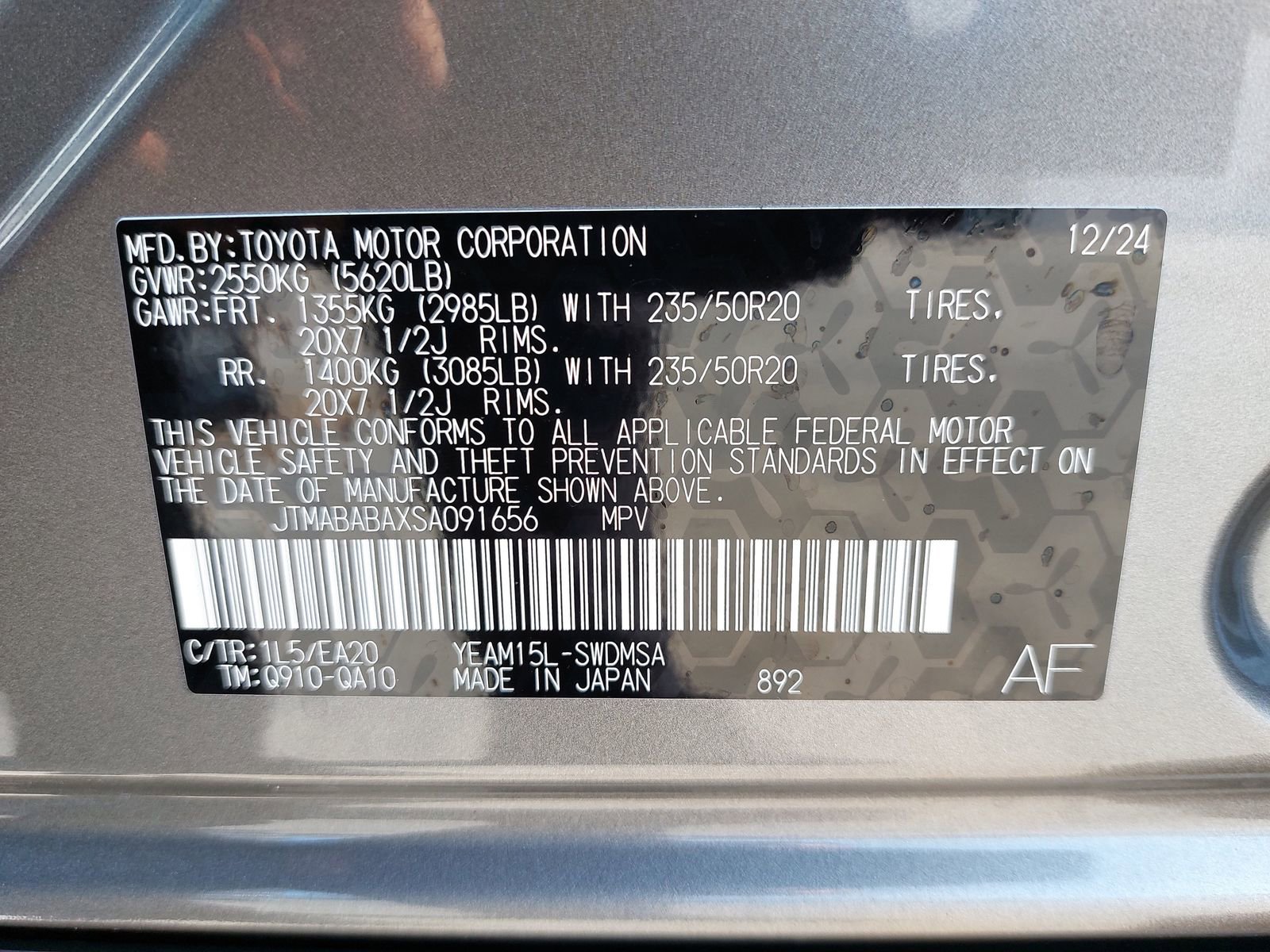 Certified 2025 Subaru Solterra AWD/4WD image 38