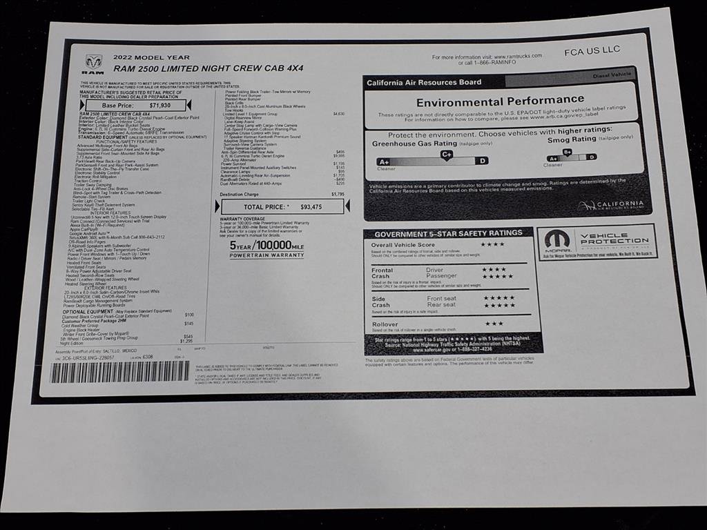 Certified 2022 RAM 2500 Limited image 20