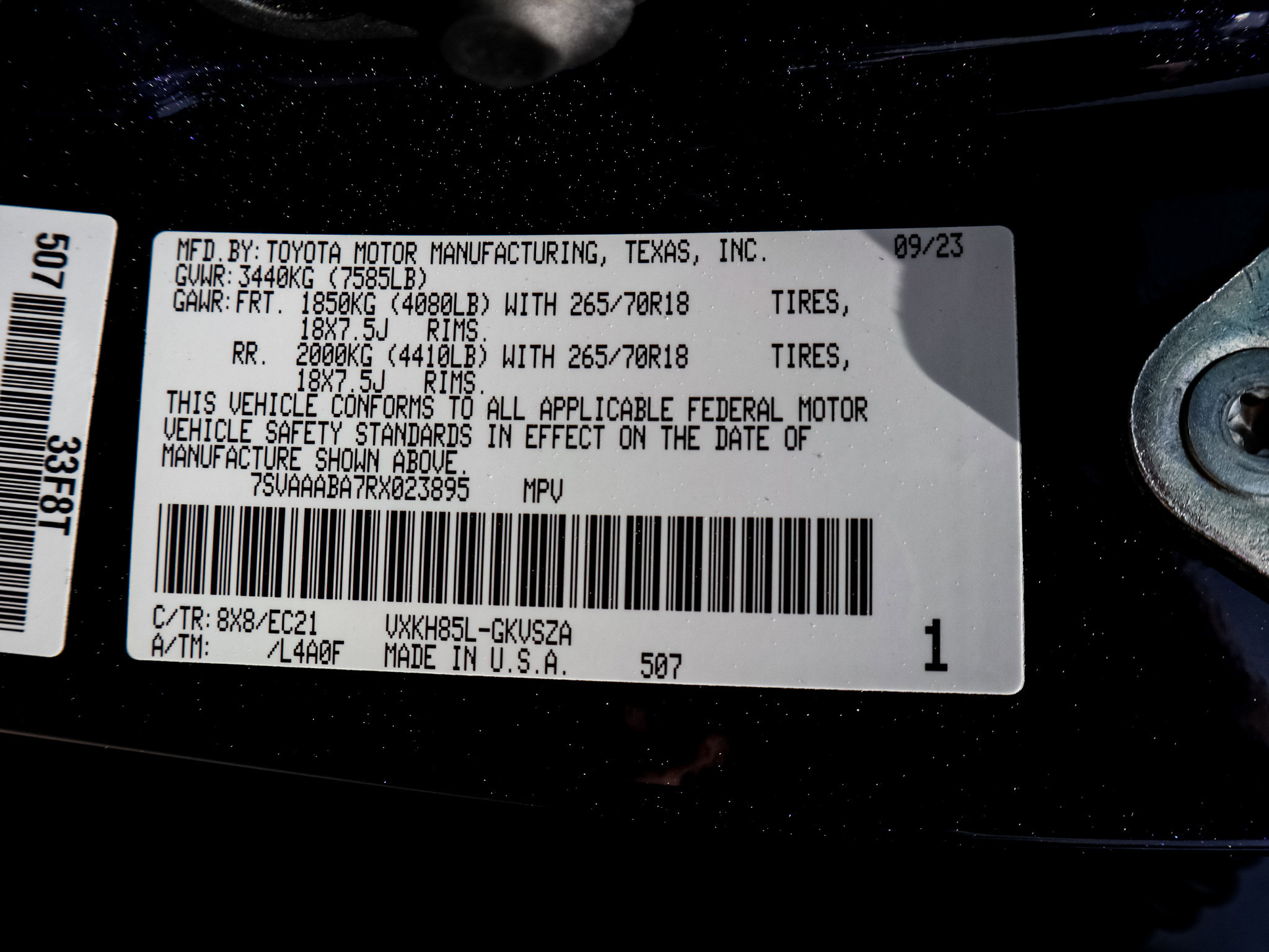 Used 2024 Toyota Sequoia SR5 w/ SR5 Premium Package AWD/4WD image 35