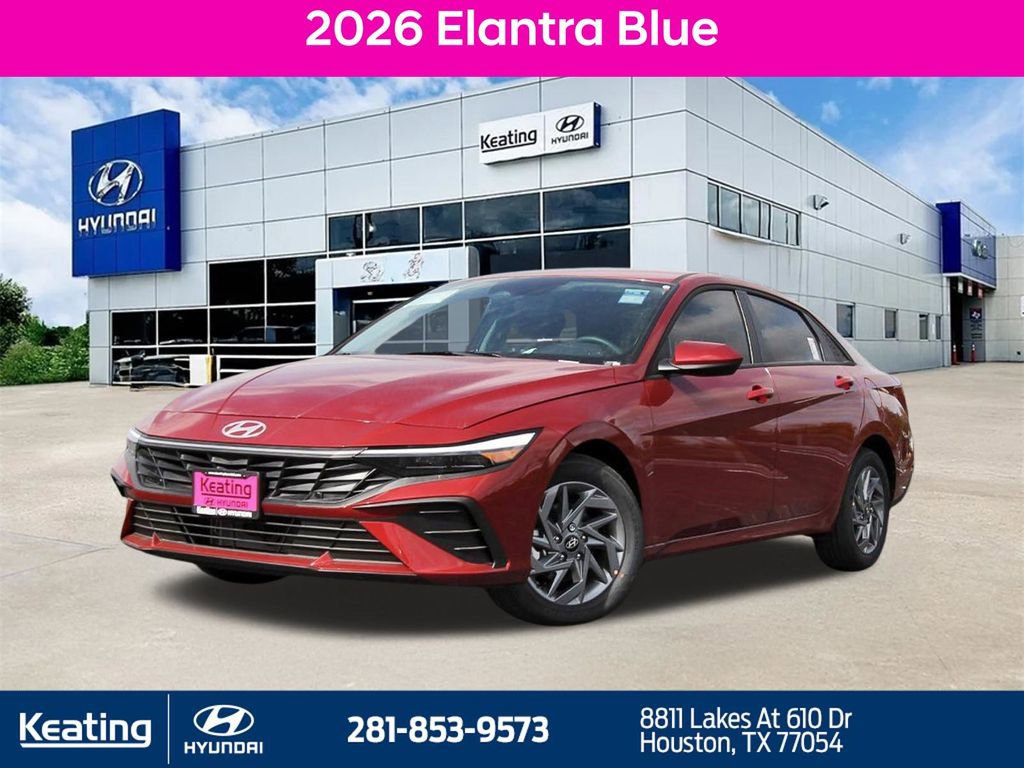 New 2026 Hyundai Elantra Blue