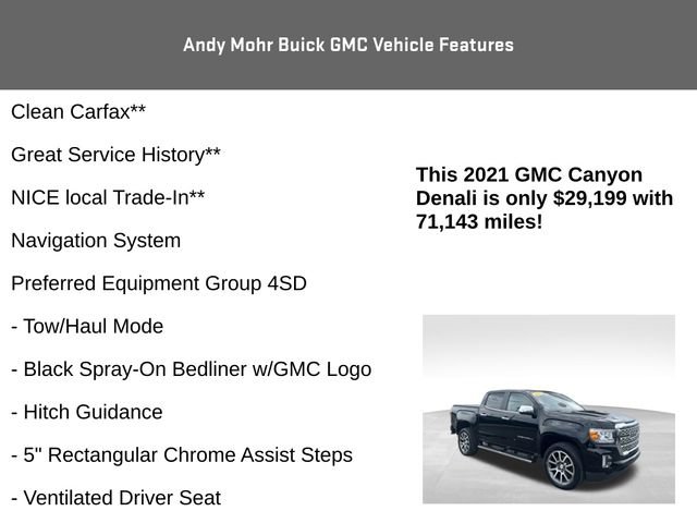 Used 2021 GMC Canyon Denali AWD/4WD image 4
