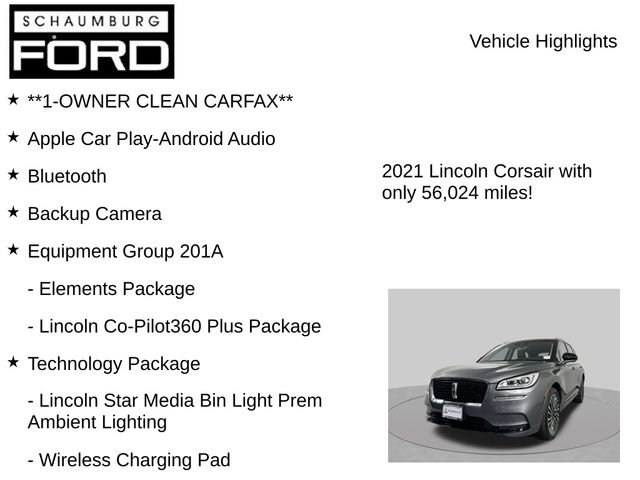 Used 2021 Lincoln Corsair Reserve w/ Equipment Group 201A AWD/4WD image 8