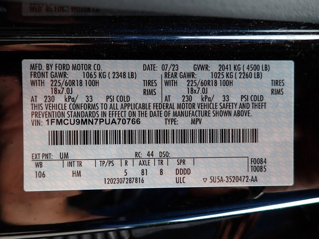 Used 2023 Ford Escape ST-Line w/ Tech Pack #1 AWD/4WD image 22