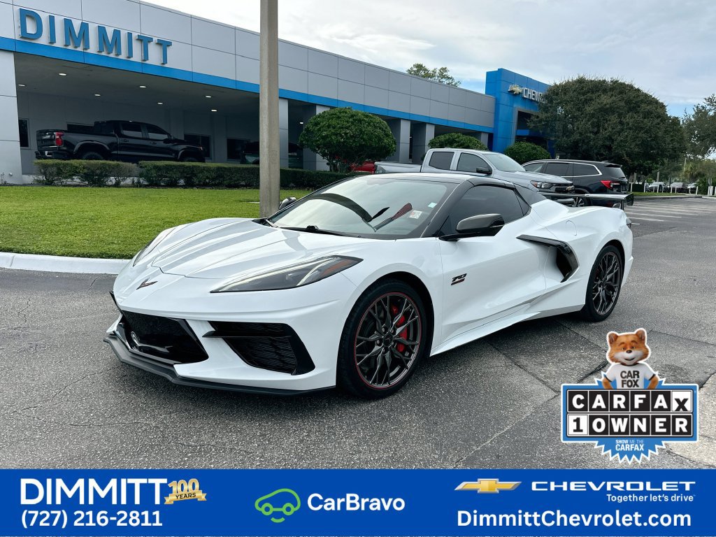 Certified 2023 Chevrolet Corvette Stingray Convertible w/ Z51 Performance Package RWD image 1