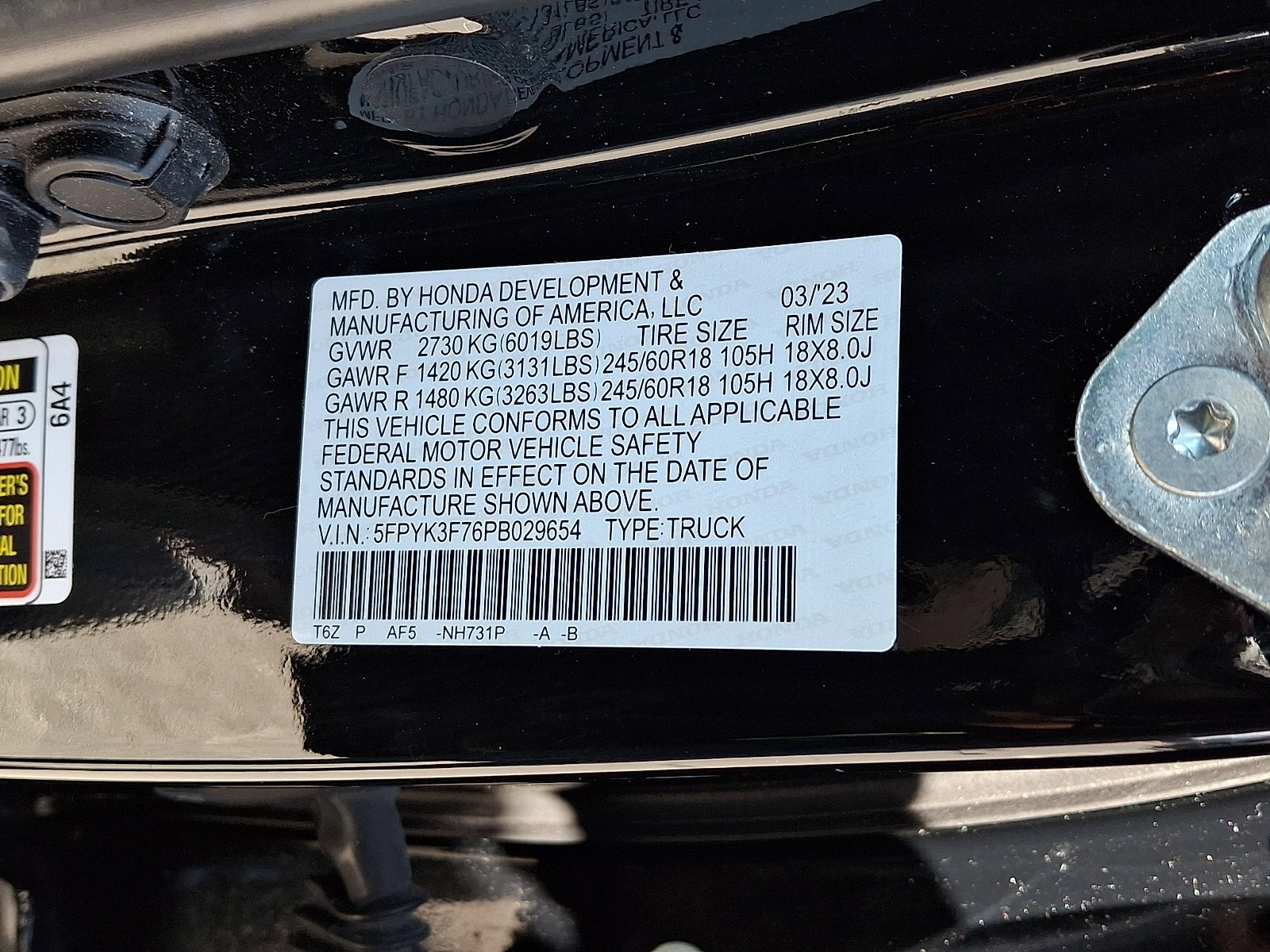 Used 2023 Honda Ridgeline RTL-E image 27