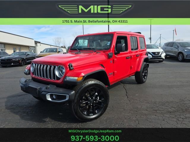 Used 2025 Jeep Wrangler Sahara 4xe w/ Safety Group image 1