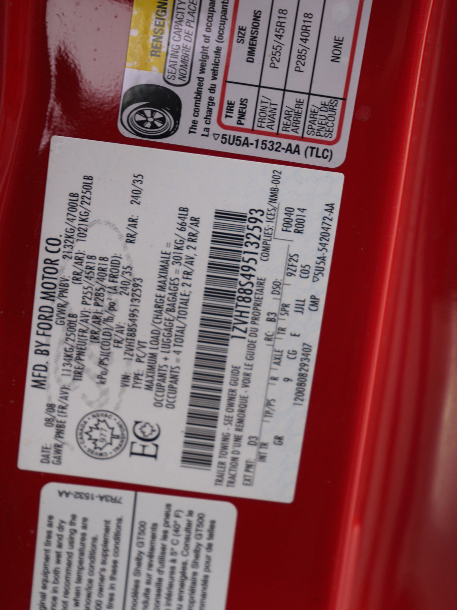 Used 2009 Ford Mustang Shelby GT500 image 29