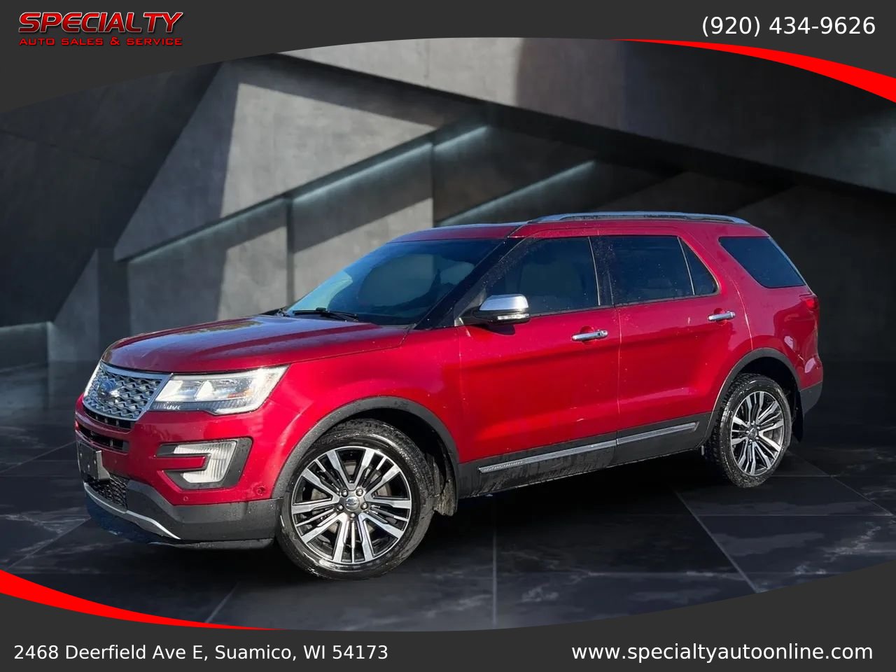 Used 2016 Ford Explorer Platinum AWD/4WD image 1