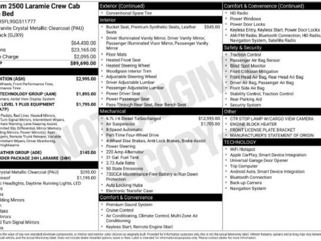 Used 2025 RAM 2500 Laramie w/ Night Edition AWD/4WD image 50