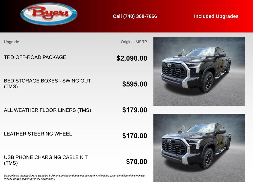 Used 2023 Toyota Tundra SR5 w/ TRD Off-Road Package AWD/4WD image 5