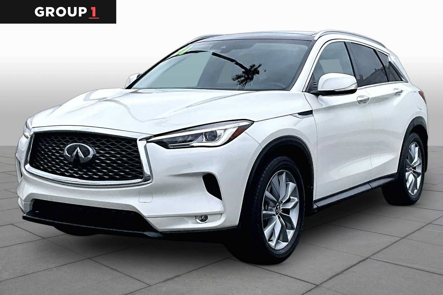 Used 2021 INFINITI QX50 Luxe w/ Cargo Package FWD image 1