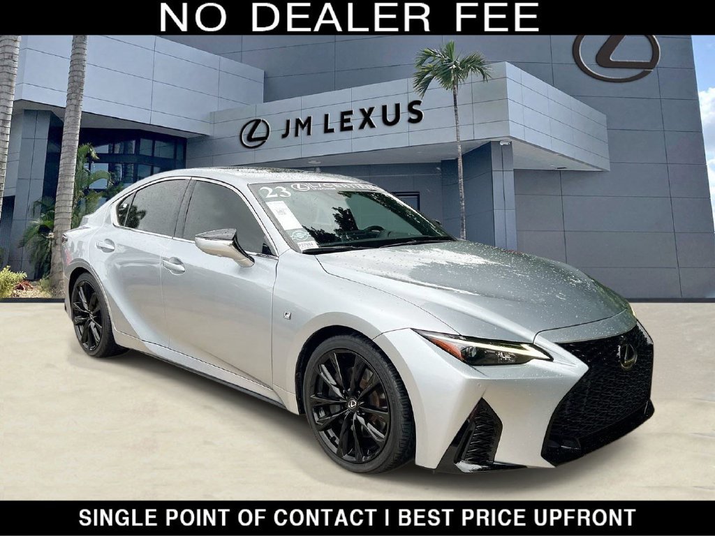 Certified 2023 Lexus IS 350 F Sport w/ Navigation Package