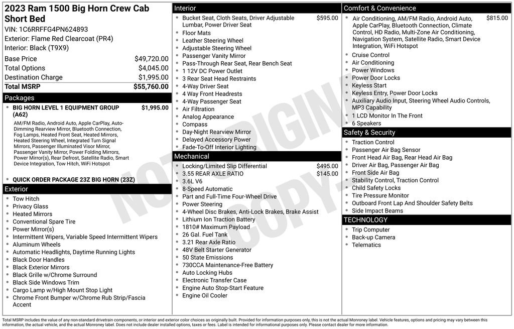Used 2023 RAM 1500 Big Horn image 7
