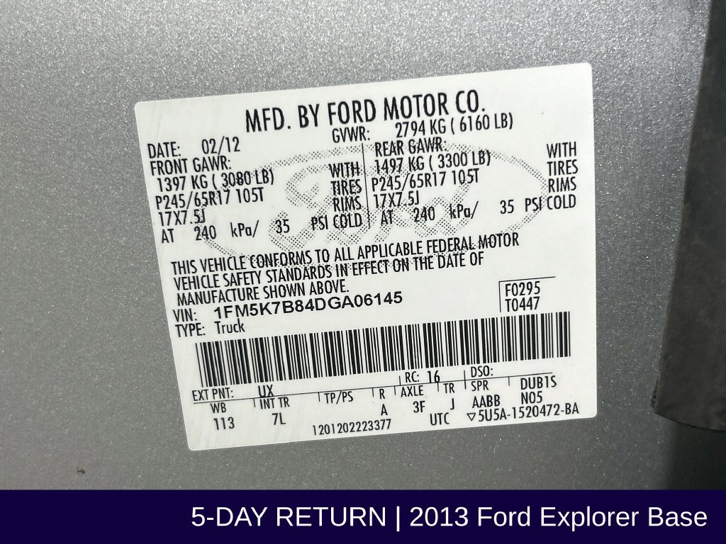 Used 2013 Ford Explorer FWD image 35