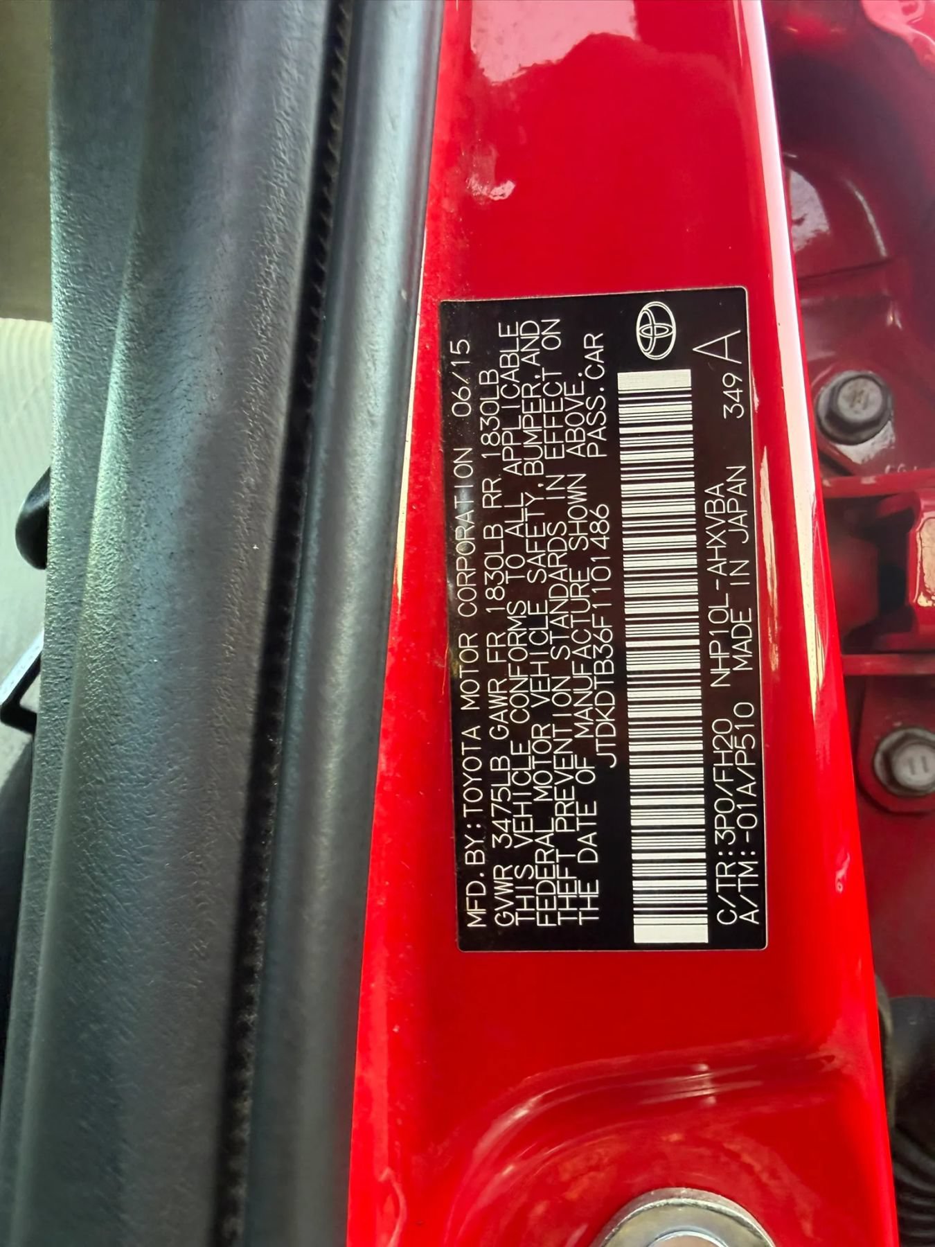 Used 2015 Toyota Prius C One FWD image 33
