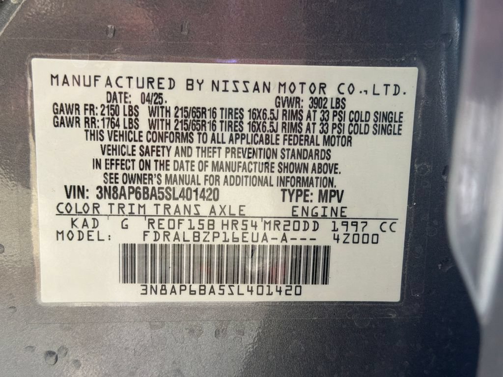 Used 2025 Nissan Kicks S FWD image 34