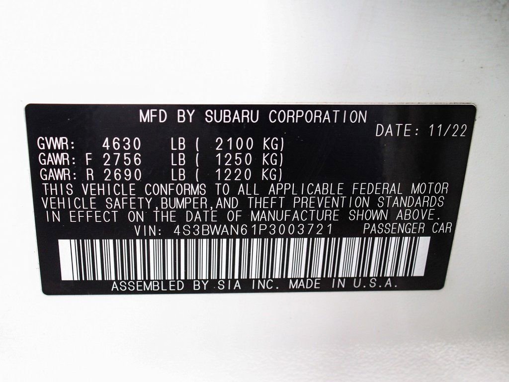 Used 2023 Subaru Legacy Limited image 14