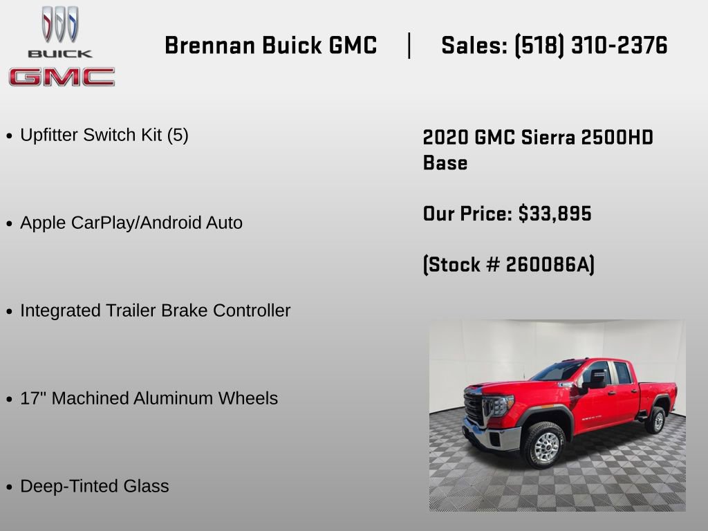 Used 2020 GMC Sierra 2500 4x4 Double Cab w/ Convenience Package image 18