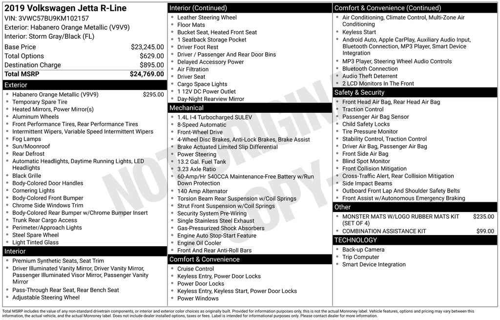 Used 2019 Volkswagen Jetta R-Line image 10