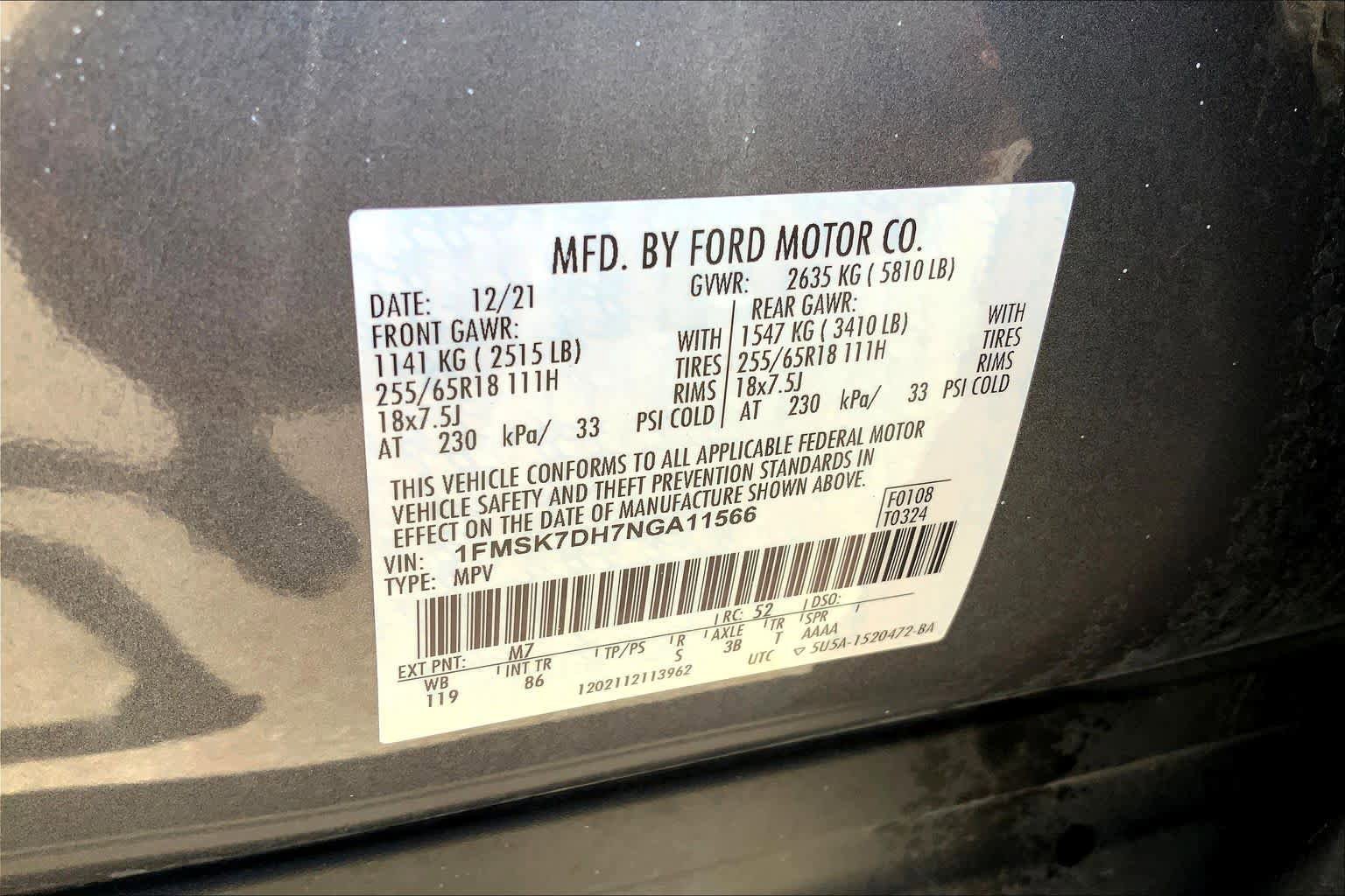 Used 2022 Ford Explorer XLT image 31