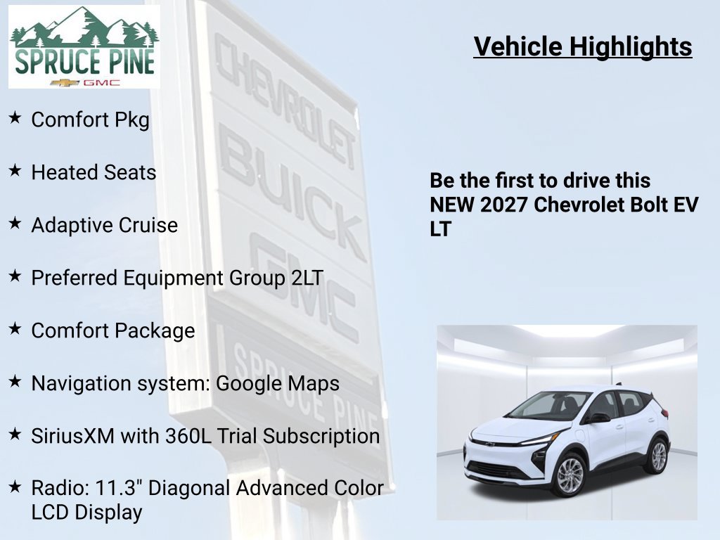 New 2027 Chevrolet Bolt LT w/ Comfort Package FWD image 5